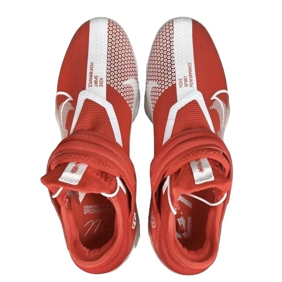 Nike Force Zoom Mike Trout 7 Baseball Cleats Red CI3134-602 Men’s Size 11.5 New - Picture 6 of 10
